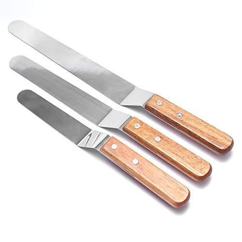 Cake Frosting Spatula Set, 4 6 8 10 Inch Straght Icing Spreader Knife For  Baking, Decorating Cakes