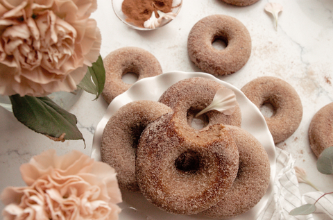 Fluffy Cinnamon Sugar Donuts