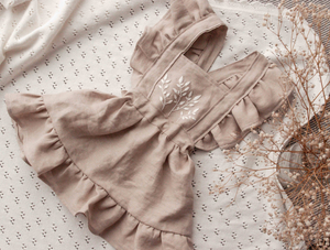 Pinafore Dress PDF Sewing Pattern for Pettiti girls