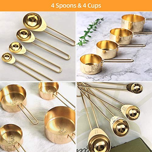 Maison Plus Gold Measuring Cups & Spoons Set, Stainless Steel on Food52